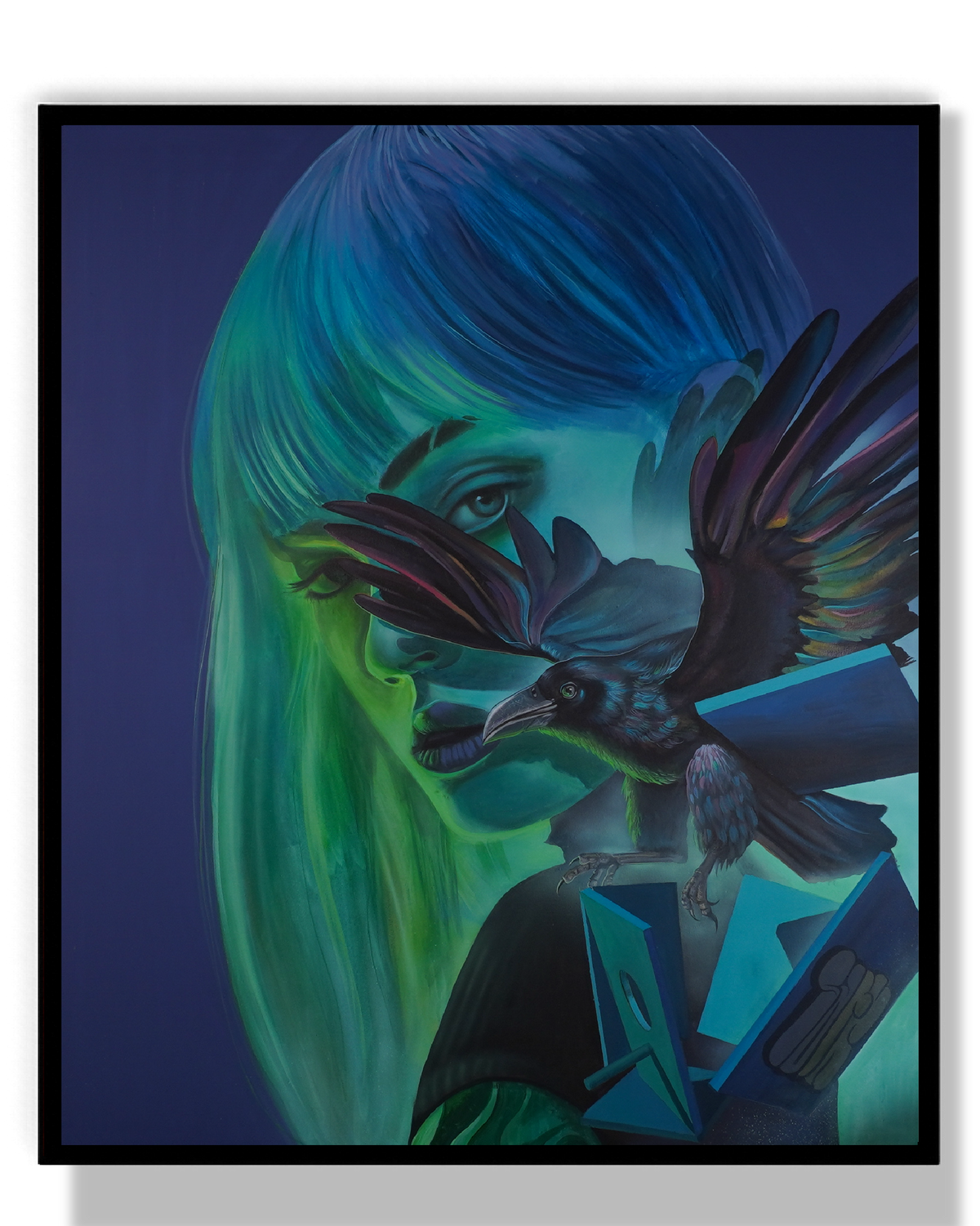 " Sombras y Vuelo " - Original Paint