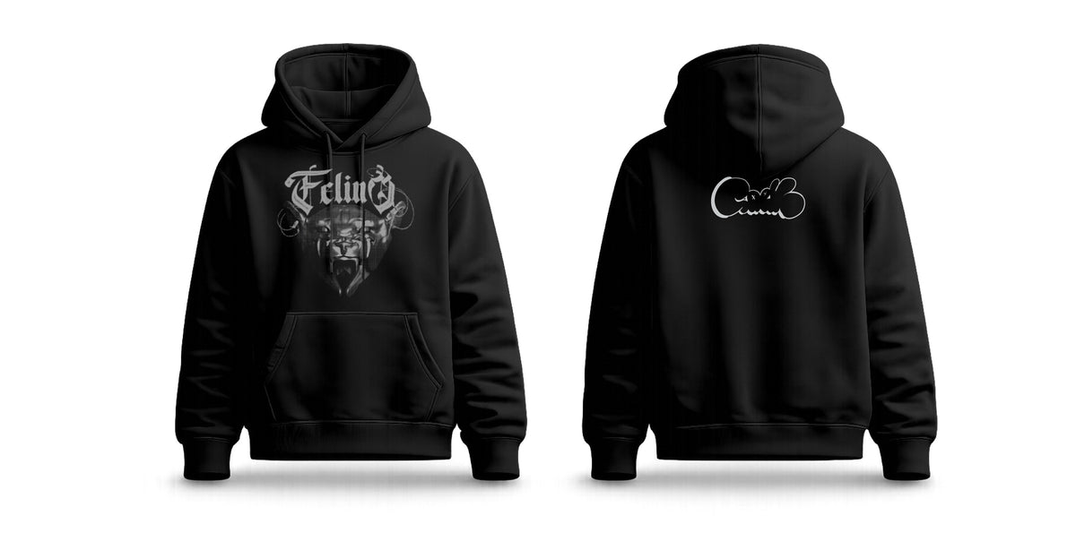 PEW1 Hoodie Felino negro