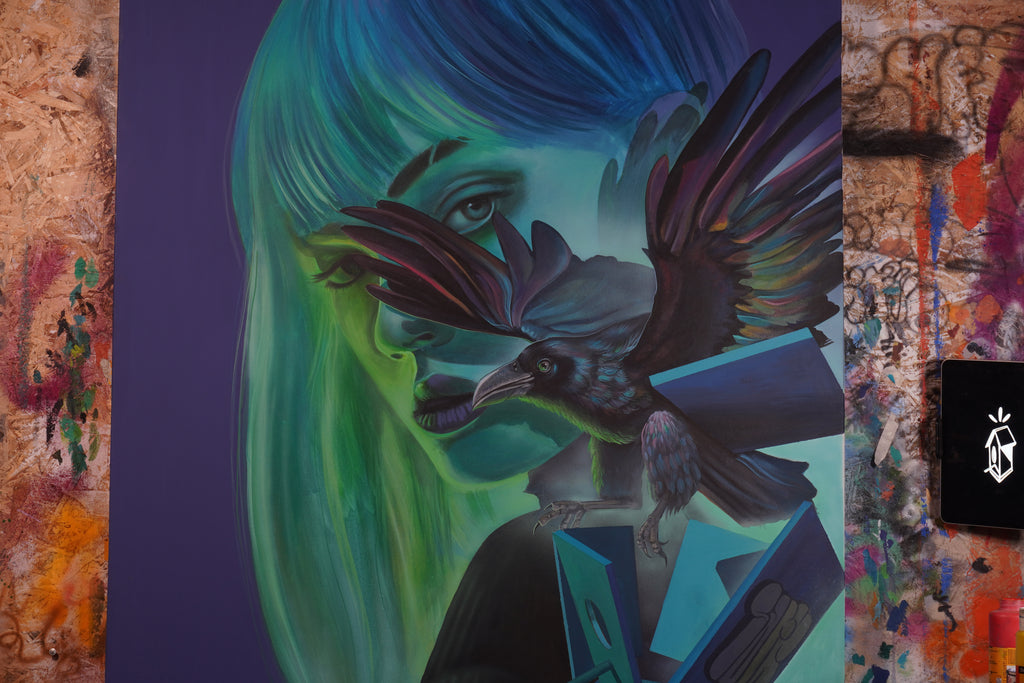 " Sombras y Vuelo " - Original Paint
