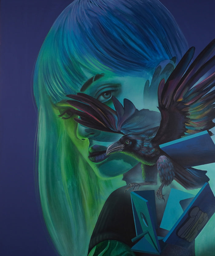 " Sombras y Vuelo " - Original Paint