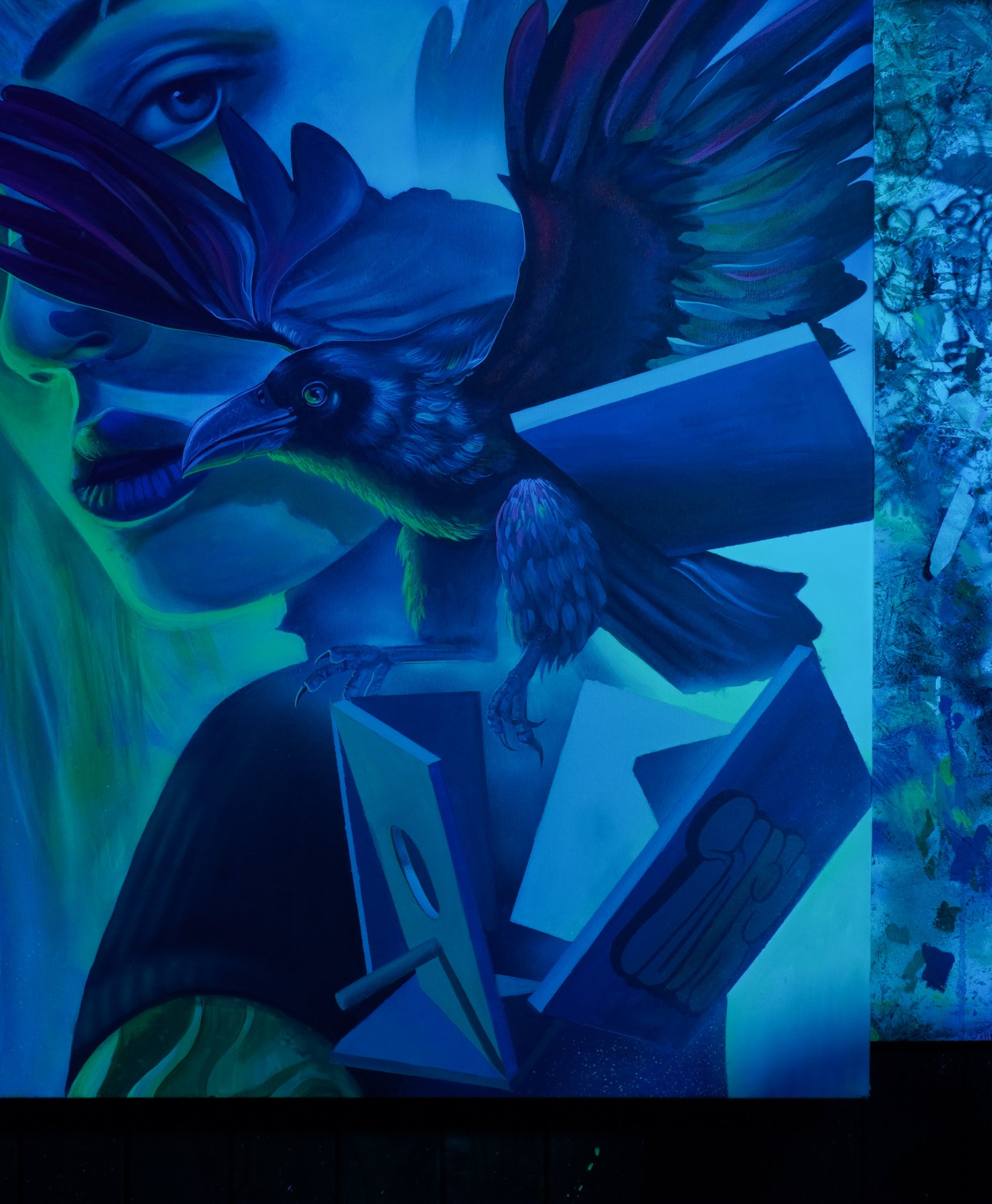 " Sombras y Vuelo " - Original Paint