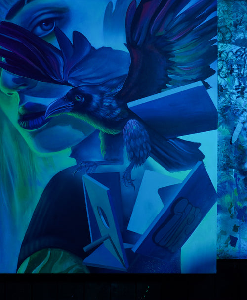 " Sombras y Vuelo " - Original Paint