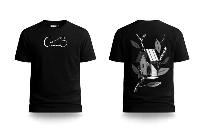 PEW1 Camiseta Nest House negra
