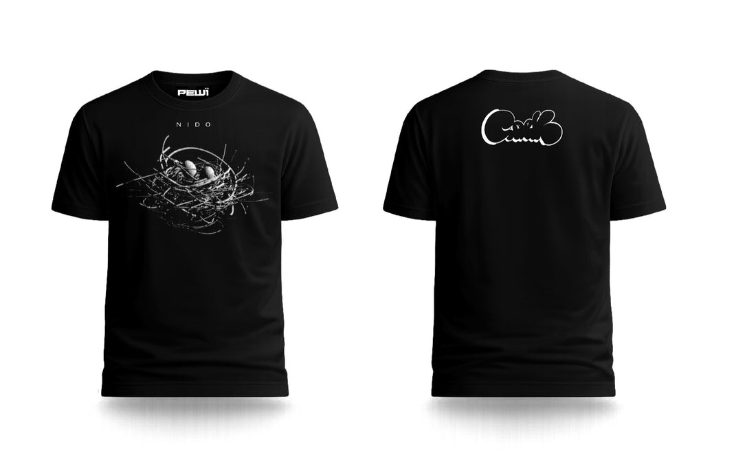 PEW1 Camiseta Nido negra