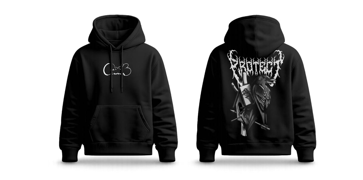 PEW1 Hoodie Cuervo negro
